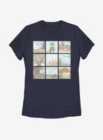 Disney Winnie The Pooh Scenes Womens T-Shirt