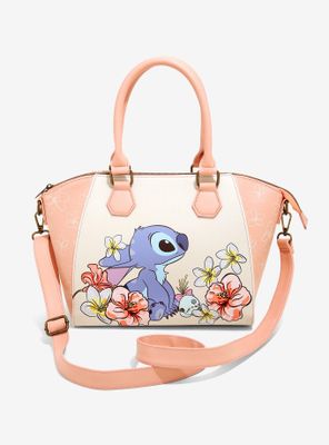 Loungefly Disney Lilo & Stitch Flowers Satchel Bag
