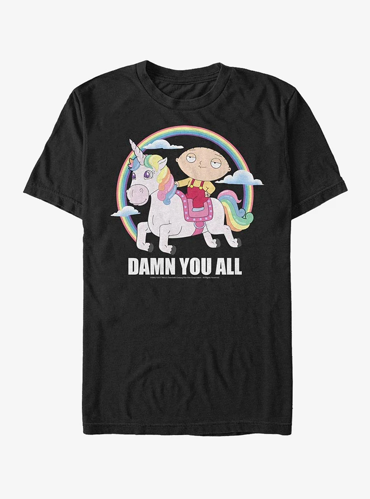 Family Guy Stewie Unicorn T-Shirt