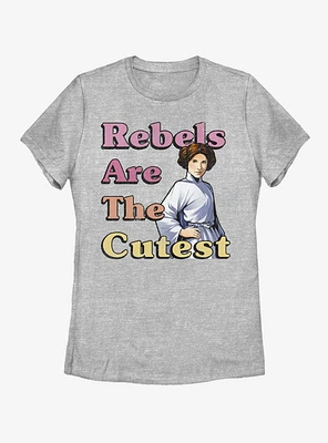 Star Wars Leia Cute Rebels Womens T-Shirt
