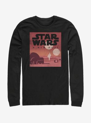 Star Wars New Hope Minimalist Long-Sleeve T-Shirt