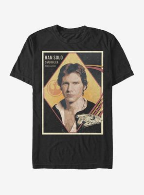 Star Wars Han Baseball Card T-Shirt