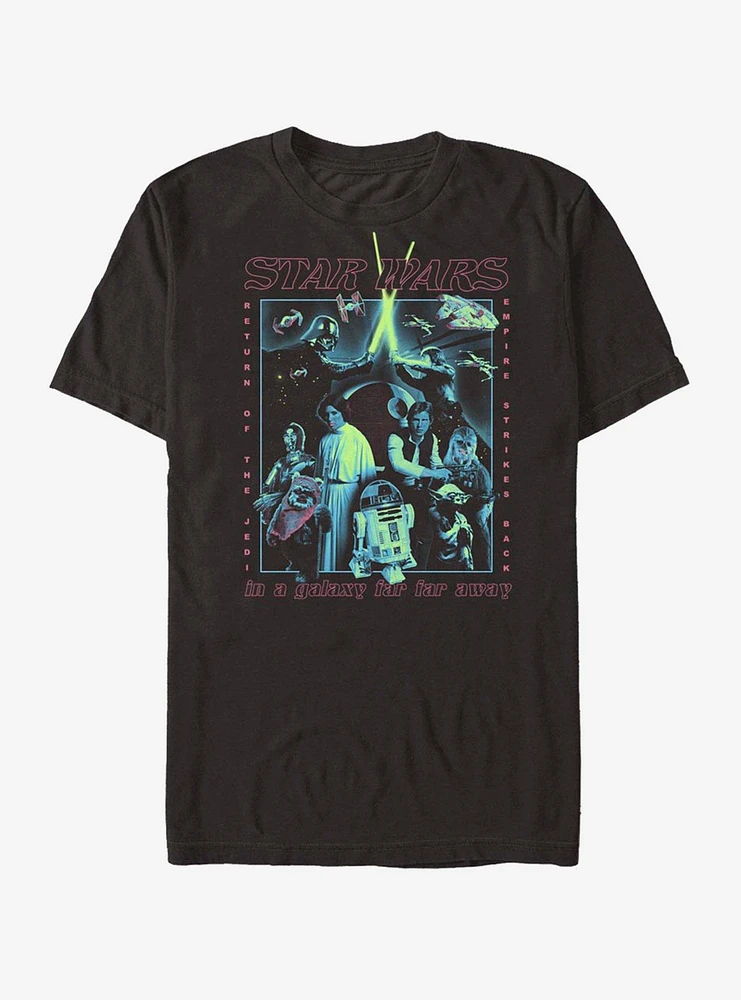 Star Wars Poster Glow T-Shirt