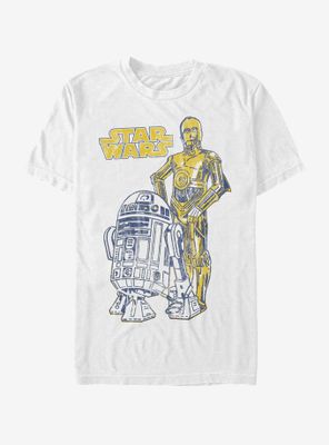 Star Wars Oversized Droid Friends T-Shirt