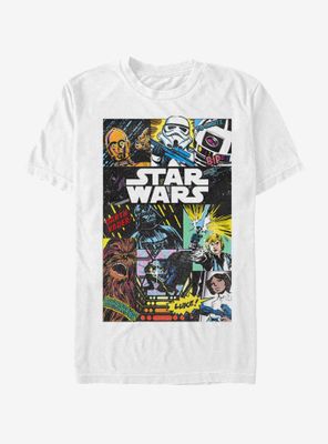 Star Wars Classic Comic Collage T-Shirt