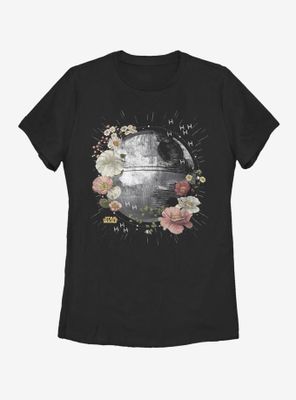 Star Wars Death Floral Womens T-Shirt