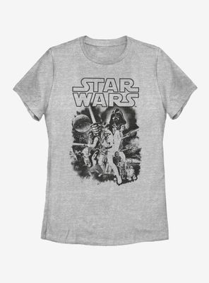 Star Wars Heroes Versus Villains Womens T-Shirt