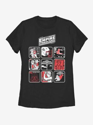 Star Wars Episode V The Empire Strikes Back Box Up Womens T-Shirt