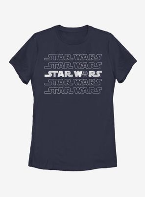 Star Wars Logo Darth Vader Womens T-Shirt