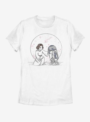 Star Wars Friends Space Womens T-Shirt