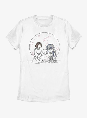 Star Wars Friends Space Womens T-Shirt