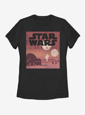 Star Wars New Hope Minimalist Womens T-Shirt