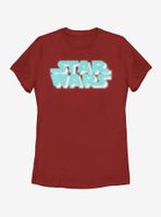 Star Wars Halftone Logo Womens T-Shirt