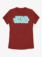 Star Wars Halftone Logo Womens T-Shirt