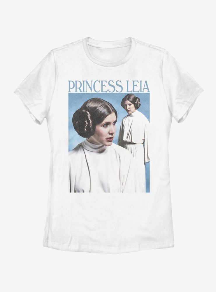 Star Wars Leia Photo Womens T-Shirt