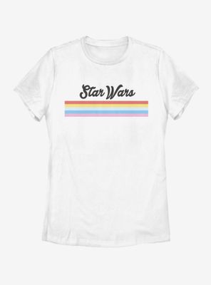 Star Wars Wae Retro Stripe Womens T-Shirt