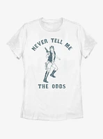 Star Wars Never Tell Me Womens T-Shirt