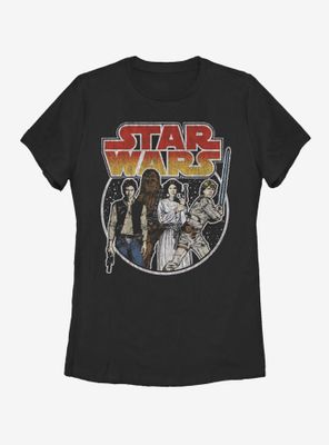 Star Wars Rebel Group Womens T-Shirt
