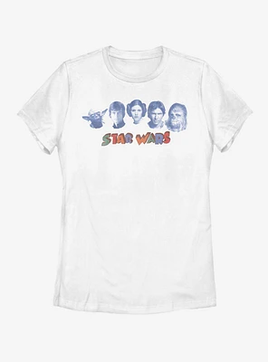 Star Wars SW Faces Womens T-Shirt