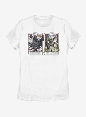 Star Wars Vader Yoda Tarot Womens T-Shirt