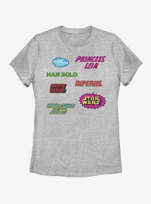 Star Wars Vintage Logos Womens T-Shirt