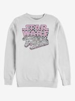 Star Wars Falcon Checker Script Sweatshirt