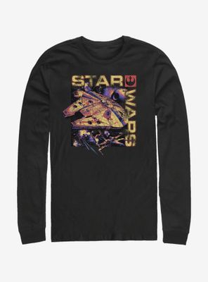Star Wars Color Falcon Long-Sleeve T-Shirt