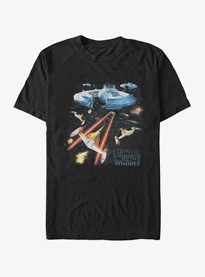 Star Wars Episode I The Phantom Menace Epic Scene T-Shirt