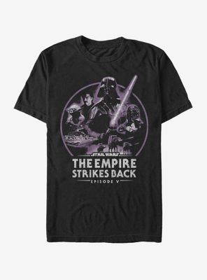 Star Wars Episode V The Empire Strikes Back Sepia Logo T-Shirt