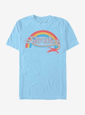 Star Wars Rainbow Retro Logo T-Shirt