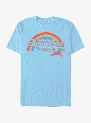 Star Wars Rainbow Retro Logo T-Shirt