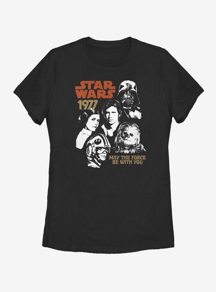 Star Wars 1977 Album Womens T-Shirt