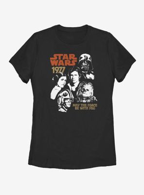 Star Wars 1977 Album Womens T-Shirt