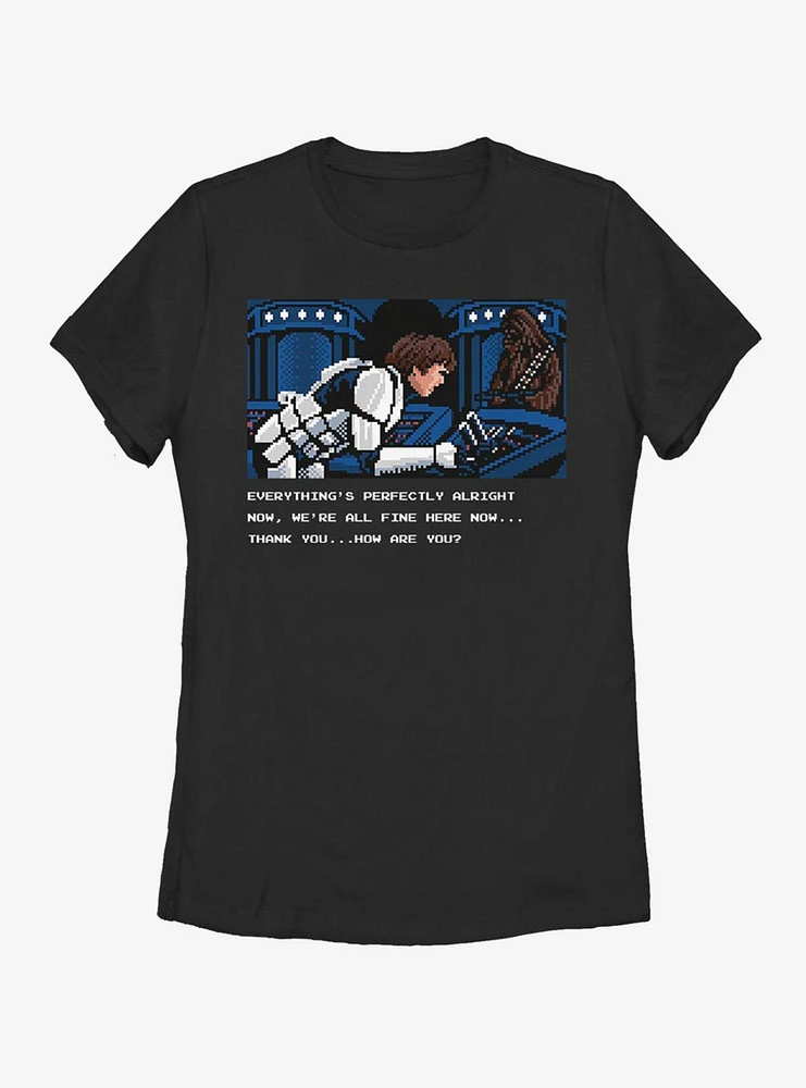 Star Wars All Fine Here Womens T-Shirt