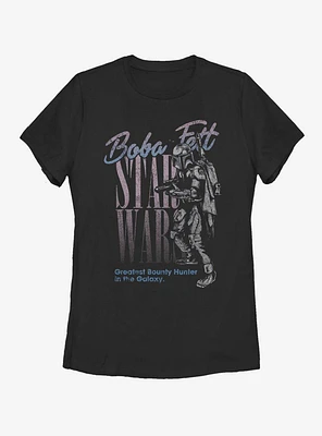 Star Wars Vintage Boba Fett Womens T-Shirt