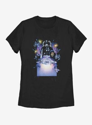 Star Wars Darth Vader Galaxy Womens T-Shirt