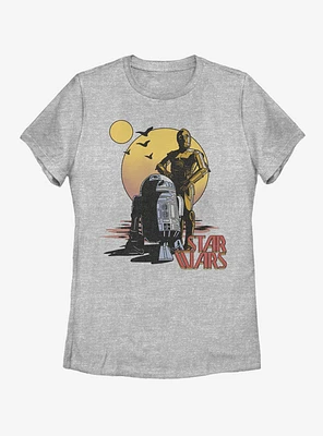 Star Wars Desert Droids Womens T-Shirt