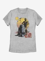 Star Wars Desert Droids Womens T-Shirt