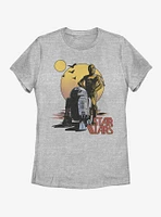 Star Wars Desert Droids Womens T-Shirt