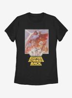 Star Wars The Empire Strikes Back Characters Womens T-Shirt