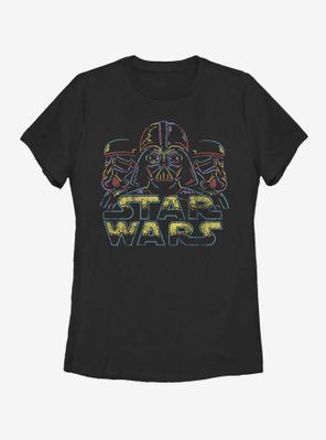 Star Wars Neon Chalk Womens T-Shirt
