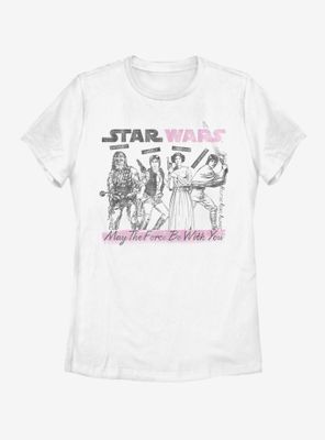 Star Wars Retro Team Womens T-Shirt