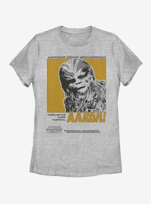 Star Wars Wookiee Poster Womens T-Shirt