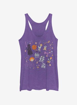 Star Wars Collage Womens Tank Top