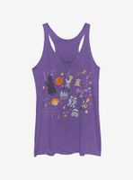 Star Wars Collage Womens Tank Top