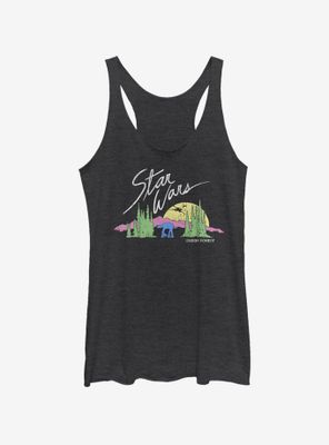 Star Wars Endor Vintage Womens Tank Top