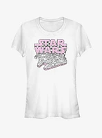 Star Wars Checker Falcon 2 Girls T-Shirt