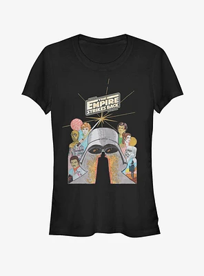 Star Wars Illustrated Strikes Back Girls T-Shirt