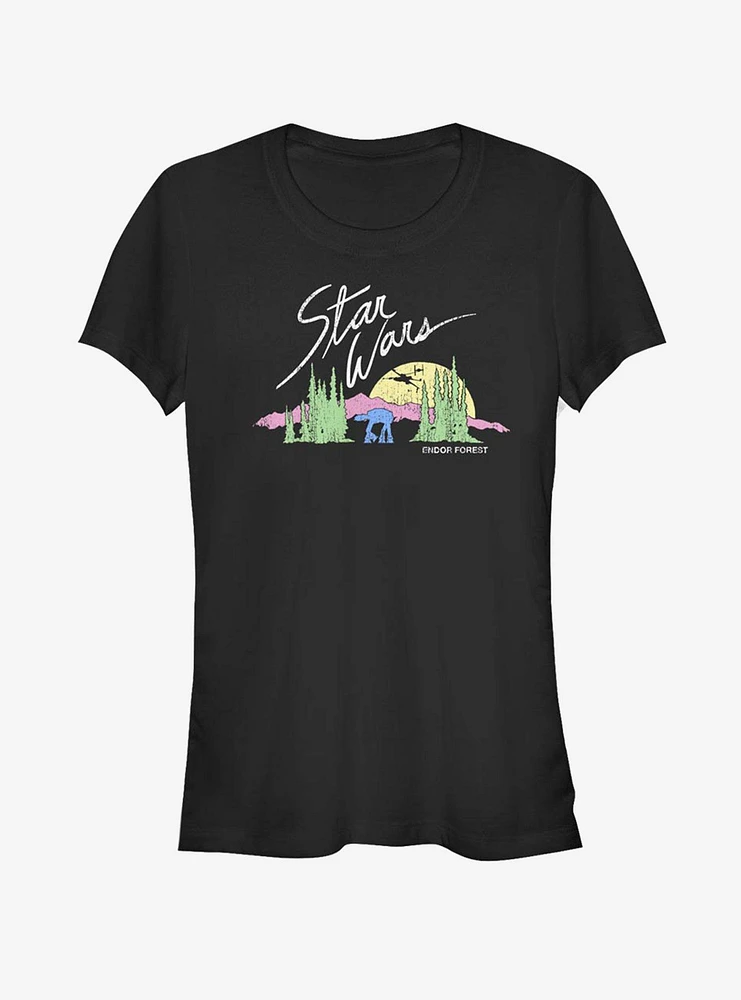 Star Wars Endor Vintage Girls T-Shirt