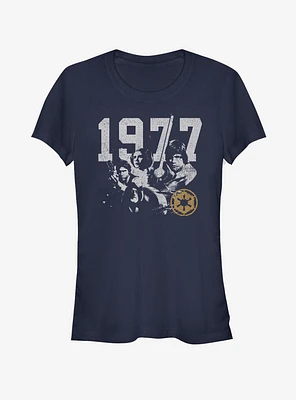 Star Wars Vintage Rebel Group Girls T-Shirt